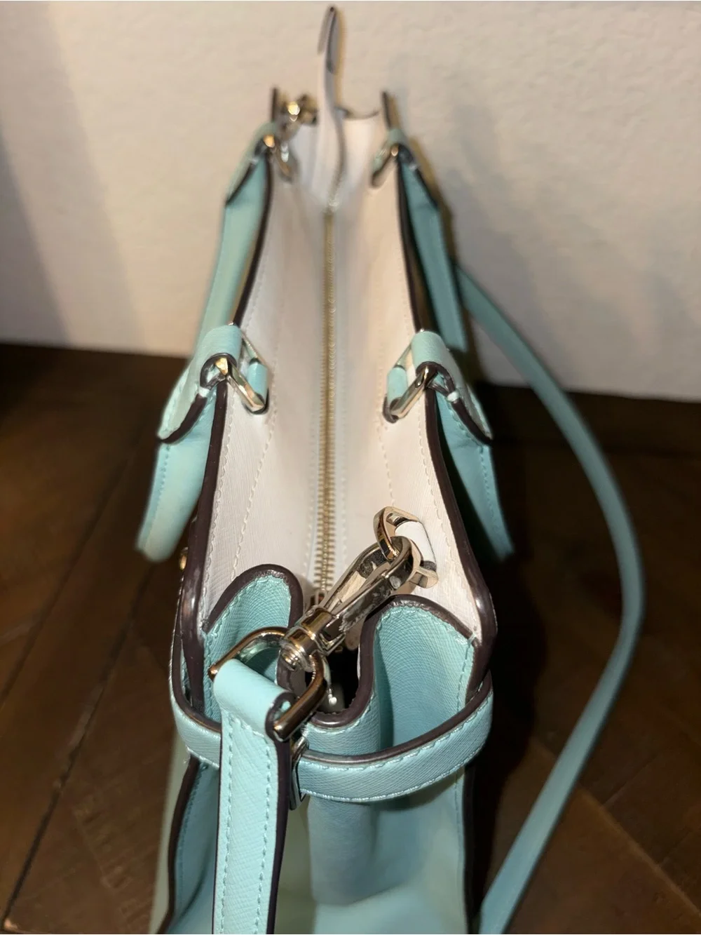 Kate Spade Staci Colorblock Large Satchel Poolside Multi EUC